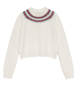 BONIFACE SWEATER -- IVORY ANNECY FAIR ISLE