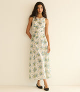 BRUNA DRESS -- CRÈME LANTANA FLORAL