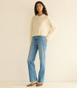 CAMBRIDGE CASHMERE SWEATER -- MAGNOLIA