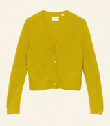 CAMERON CASHMERE CARDIGAN -- ANTIQUE MOSS